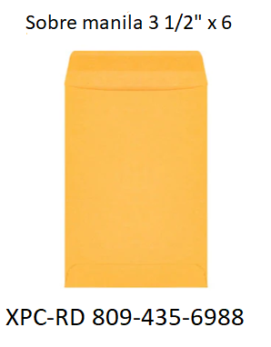 Ventas de sobre manila